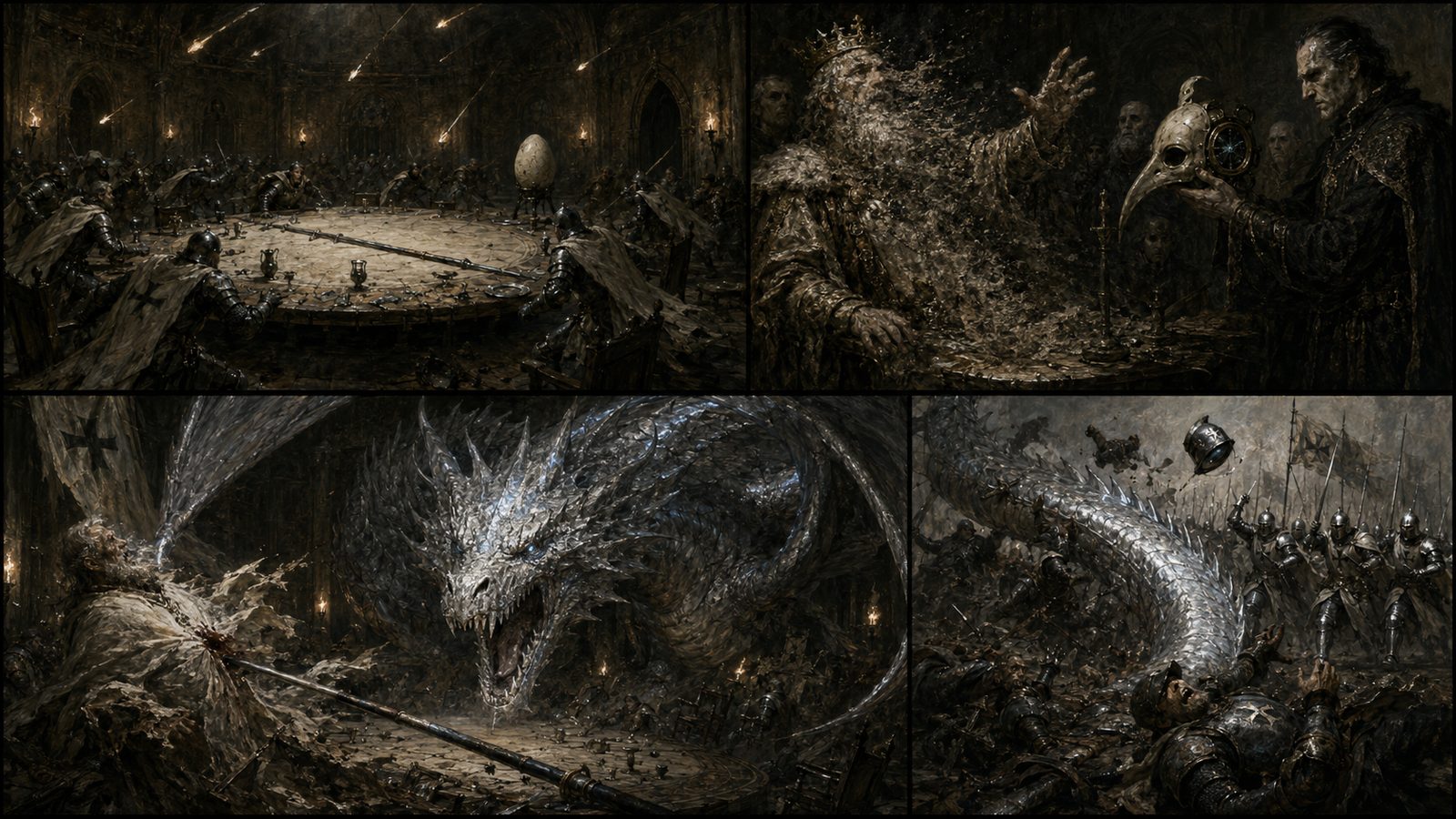 Lámina 084 — El dragón plateado